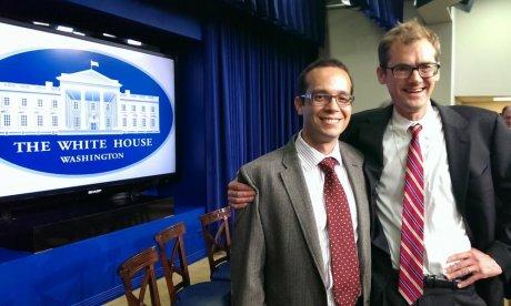 Photo of White House Champions of Change, Eric Kansa and Will Noel