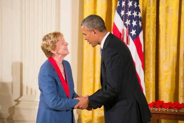 Jill Ker Conway and President Obama, National Humanities Medals, July 10, 2013
