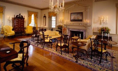 photo of Port Royal Parlor room display at Winterthur Museum, Garden & Library