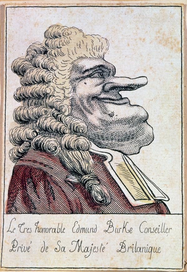 Edmund Burke cartoon