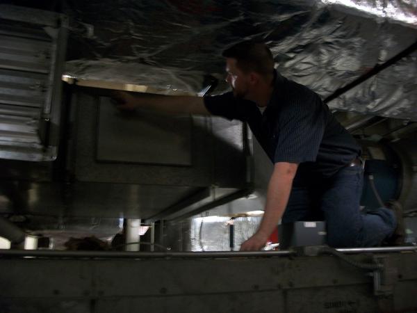 Placing monitors in the climate control system itself.
