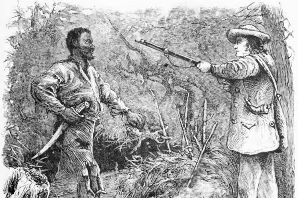 Discovery of Nat Turner, wood engraving