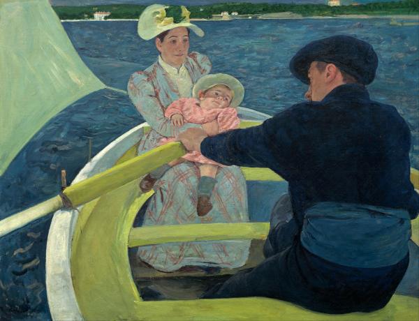 The Boating Party by Mary Cassatt.