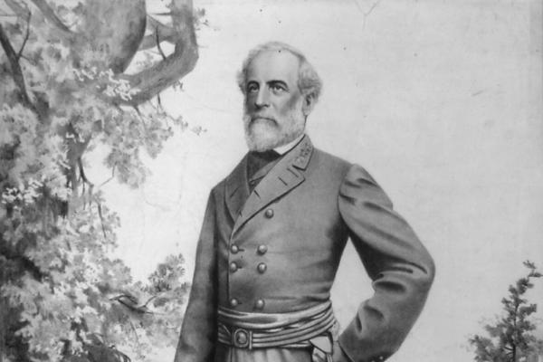 Robert E. Lee portrait by Vic Arnold.