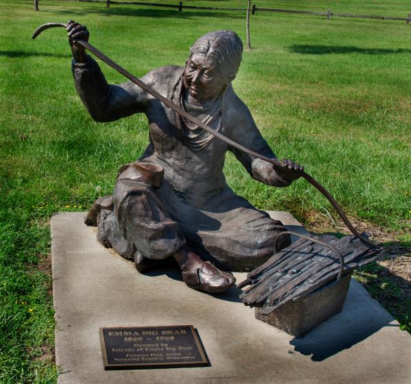 Emma Big Bear statue