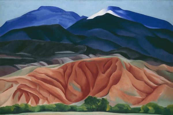 Georgia O'Keeffe. Black Mesa Landscape, New Mexico / Out Back of Marie's II, 1930