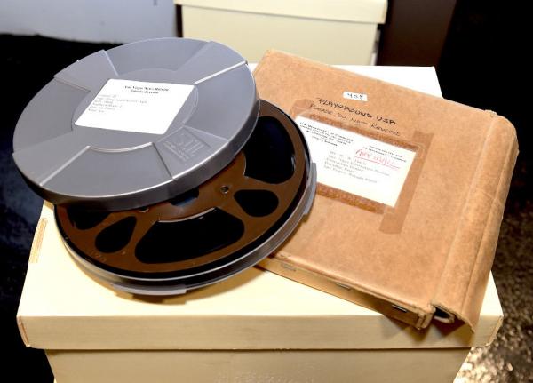 Photos of the Las Vegas News Bureau's vault that illustrate how a Preservation Assistance Grant improved its archival storage.