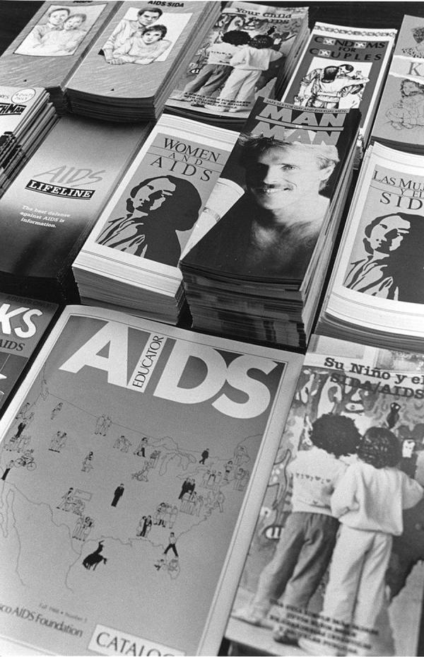 AIDS education pamphlets