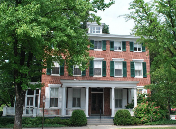 McPherson House at Gettysburg College. 
