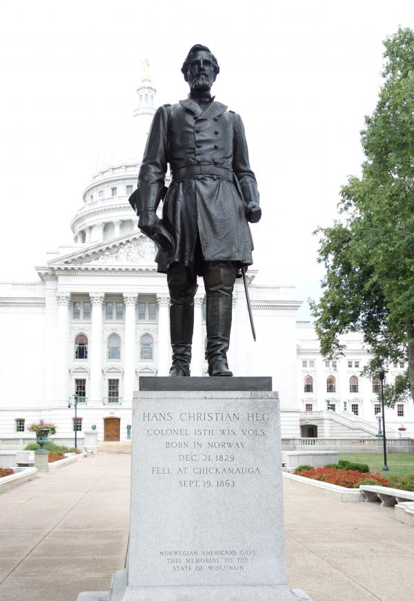 Colonel Heg statue, Madison, Wisconsin 