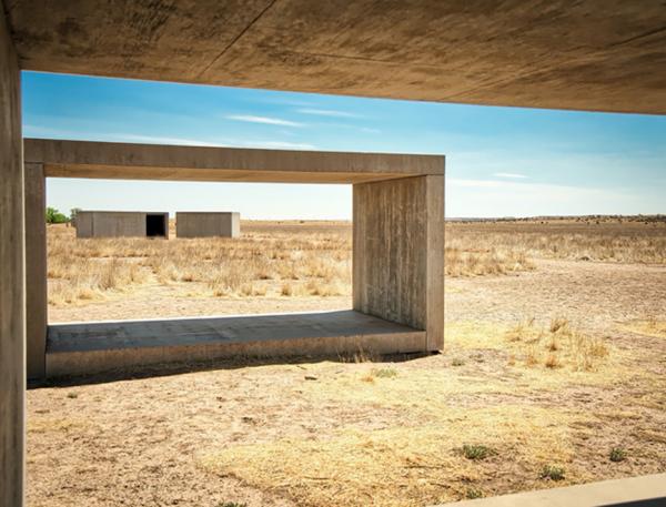 Donald Judd, 15 untitled works in concrete, 1980-1984, Marfa TX
