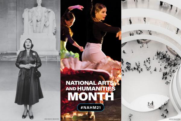 National Arts & Humanities Month 2021 graphic