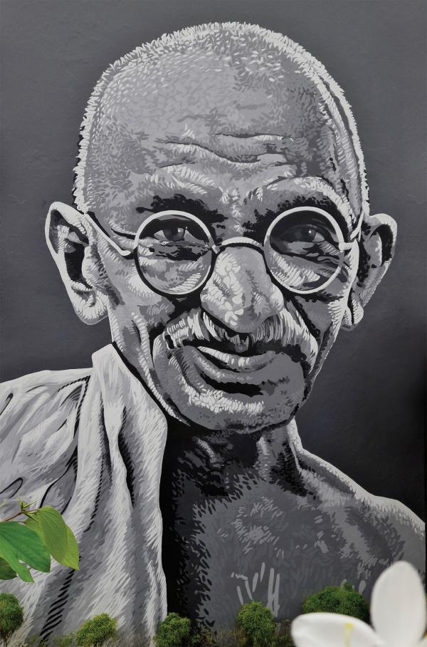 Illustration of Mahatma Gandhi