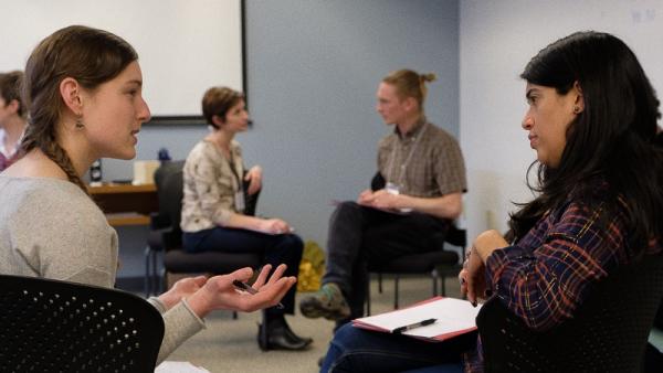 Participants in an Oregon Humanities facilitation training.