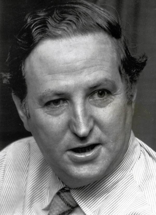 Headshot of Australian obstetrician William McBride