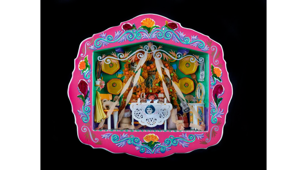 Dia de los Muertos Altar Scene