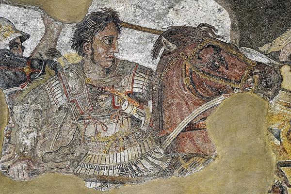 Mosaic of Alexander the Great (detail), House of the Faun, Pompeii.