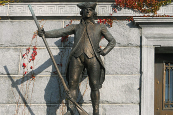 Revolutionary statue in Trenton, NJ