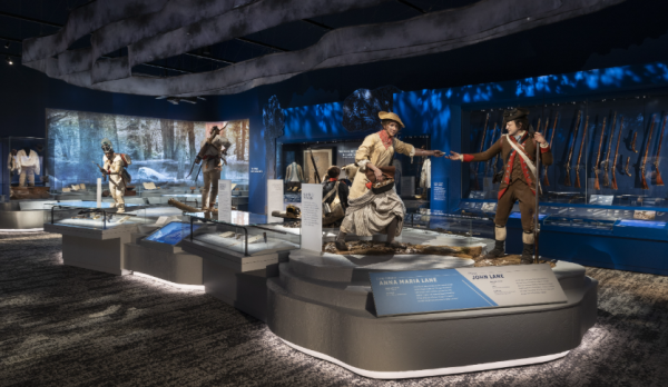 Photo of Call to Arms exhibit at the National Museum of the US Army