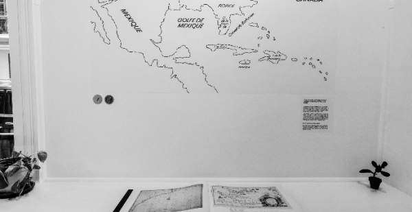 Part of the Becoming Louisiana exhibit at Nous.