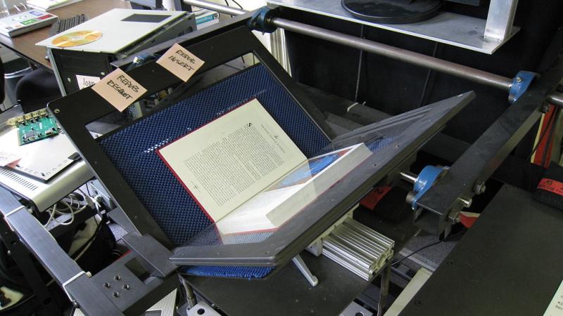 Internet archive book scanner