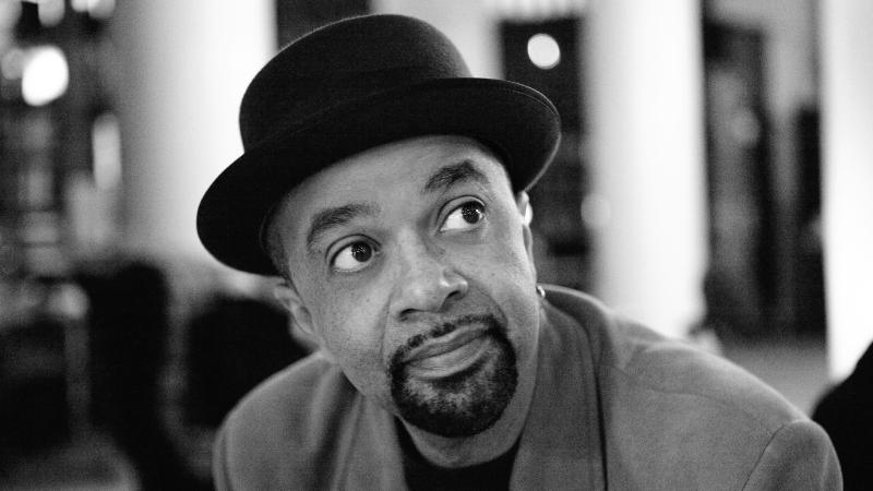 James McBride in a hat