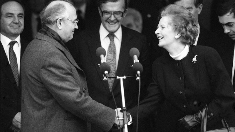 Gorbachev and Thatcher, December 1987