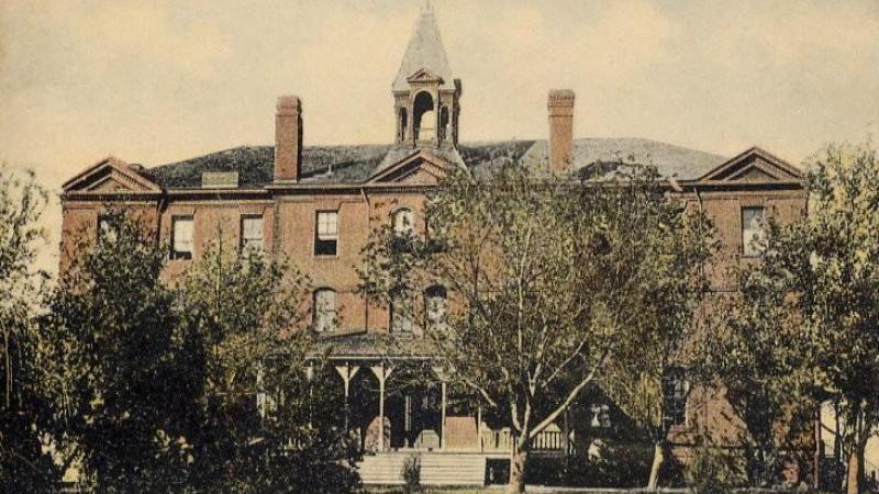 Bacone Indian University (now Bacone College), Muskogee, Oklahoma; from a 1910 postcard.