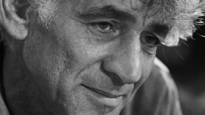 Leonard Bernstein - portrait of the American composer.