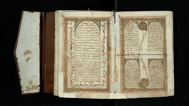 Scan of a medieval Muslim prayer text