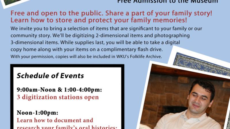 Poster of Community Heritage Day Events