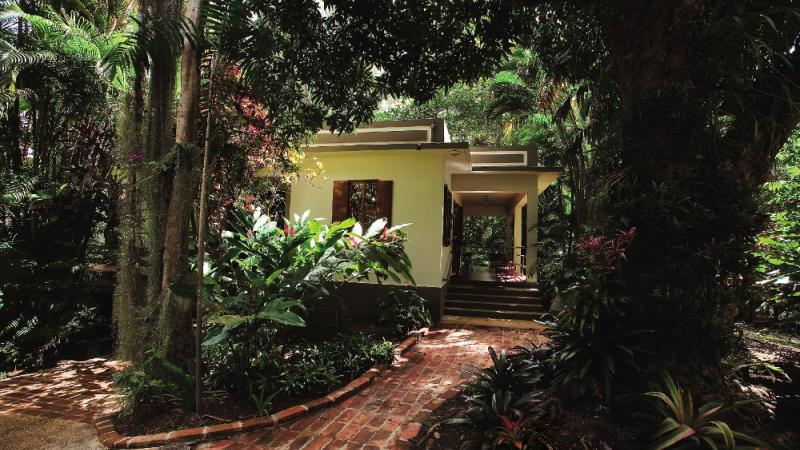Entrance to the Muñoz-Marín house. 