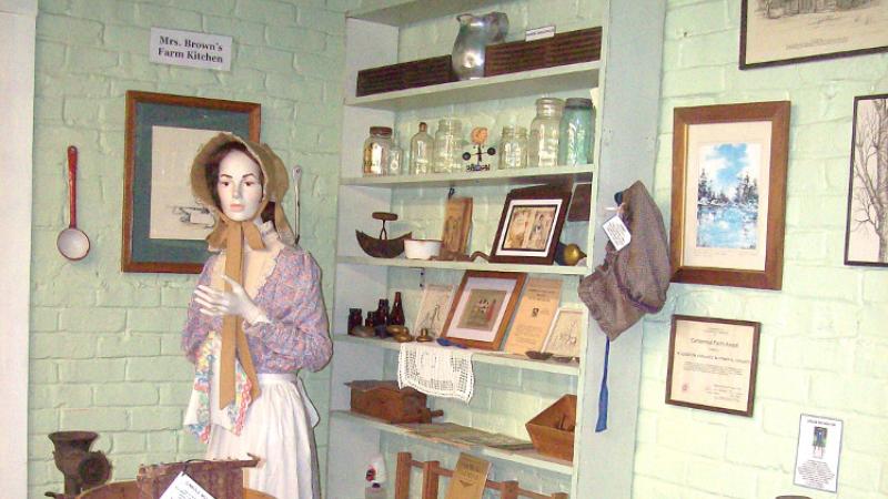 Mrs. Brown's Farm Kitchen in the lower level.