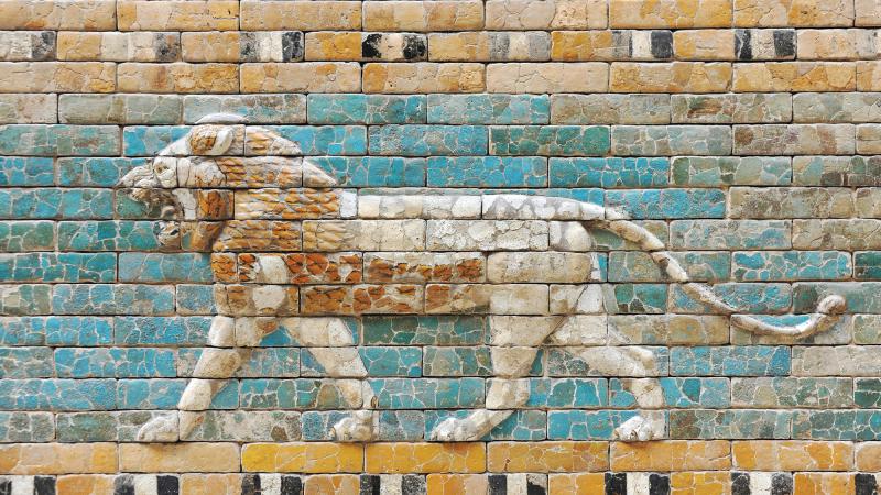 Ishtar Gate lion decoration