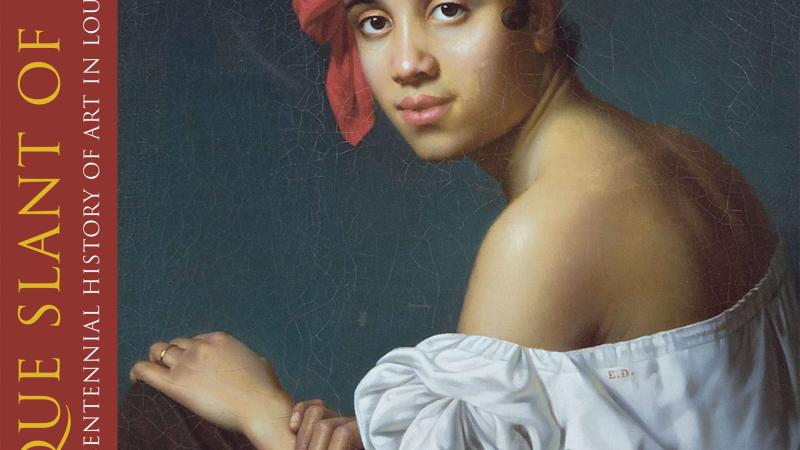 Image of a book cover depicting a creole female in a red headdress and white blouse.