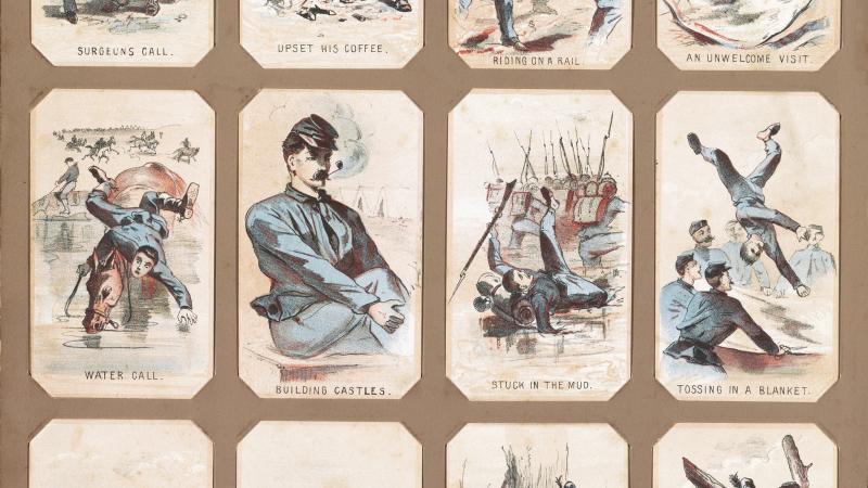 series of souvenir cards