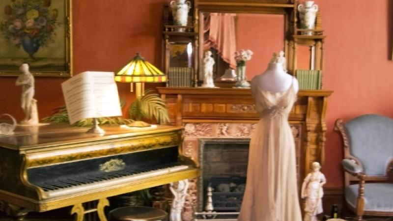 Interior view of the Molly Brown House Museum.