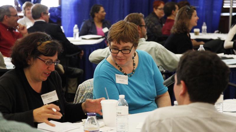 Jane Cullinane and Gail Hurley of the Connecticut State Library