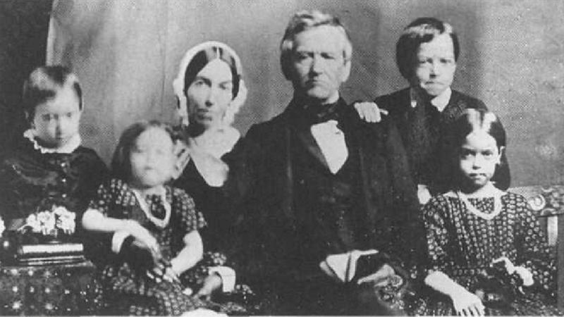 David Lyman, Sarah Lyman and children, Hilo, c. 1853.