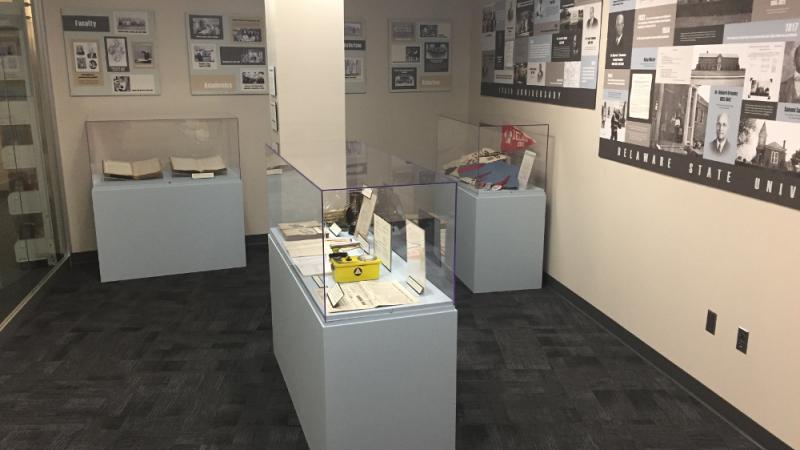 Exhibit featuring photographs preserved by the NEH grant