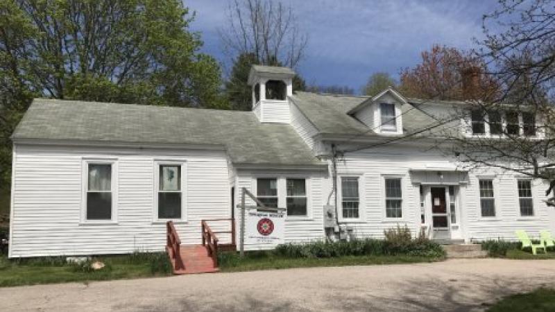 exterior of white building