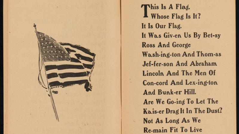Liberty Loan Primer, 1918, in the Collection on World War I and World War II.