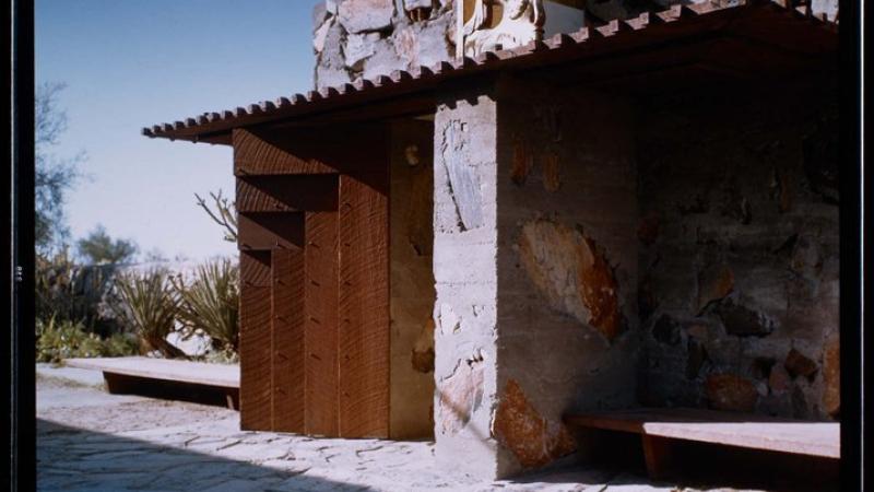 Taliesin West, Scottsdale, Arizona, 1946. Architect: Frank Lloyd Wright.