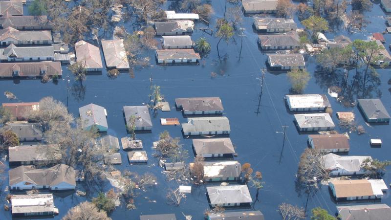 Views of inundated areas in New Orleans as a result of Hurricane Katrina