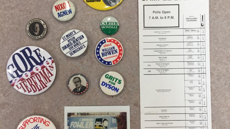 photo of election pins