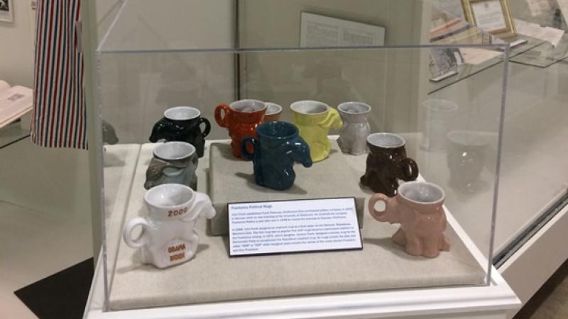Frankoma Pottery Company political mugs