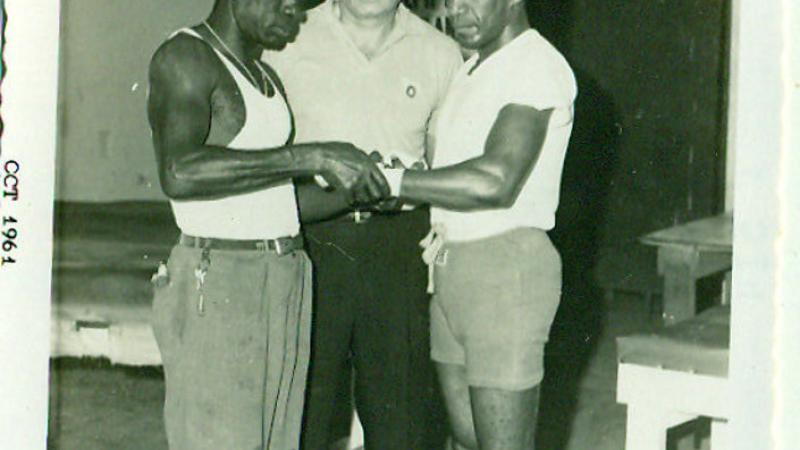 Hank Kaplan with Sarria and Rodriguez