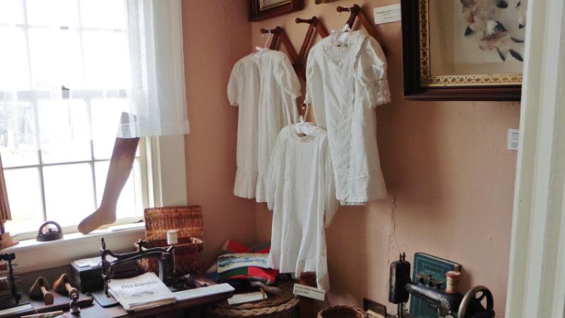 Exhibit related to daily life on the island.