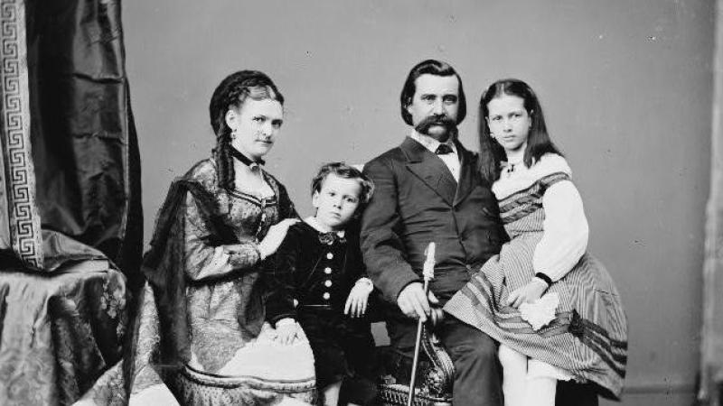 John A. Logan and Family. c. 1870