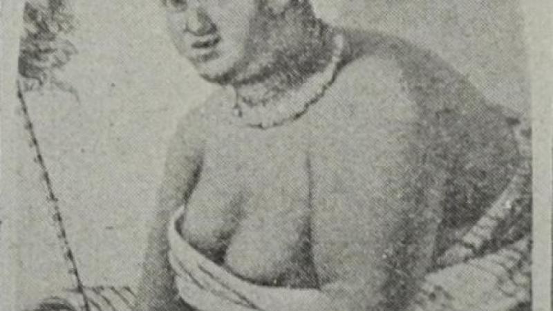 drawing of a woman